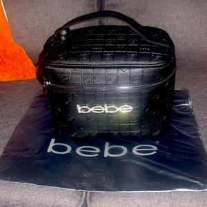 NWT Bebe Makeup/Storage Case w/ Shopping Bag Bundle
